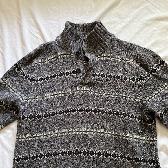 Mens American eagle large 3/4 sweater - Picture 5 of 5